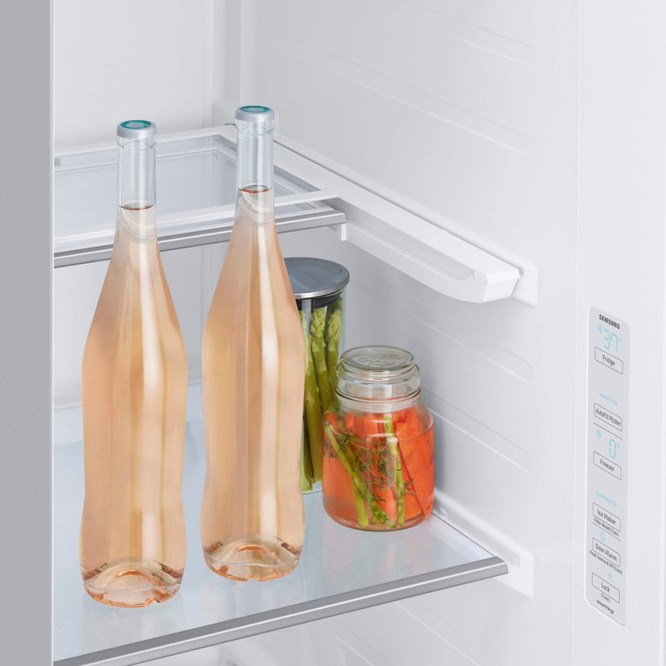 Samsung Bespoke Counter Depth Side-by-Side 23 cu. ft. Refrigerator with Beverage Center™ in Stainless Steel