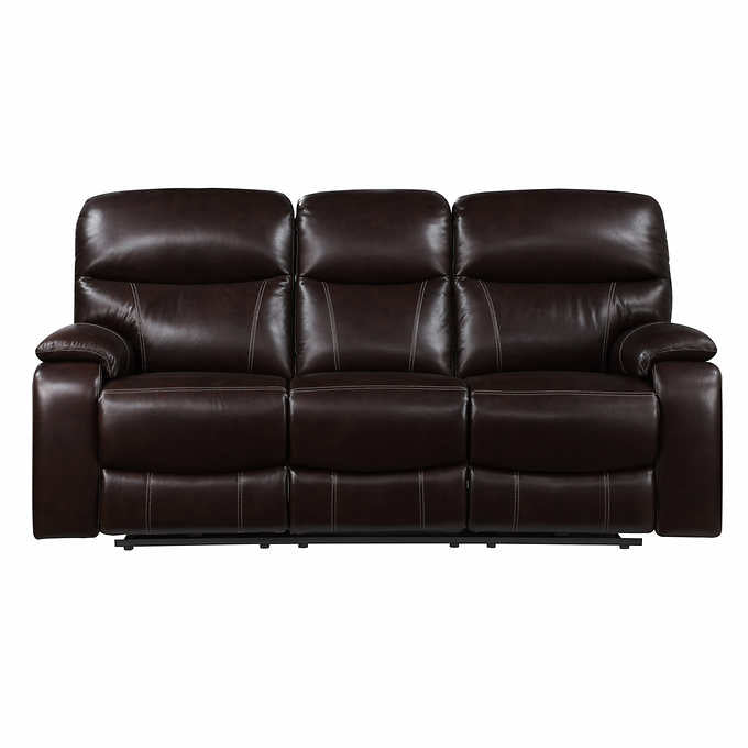 Northridge Home
 Fallon Leather Power Reclining Sofa with Power Headrests