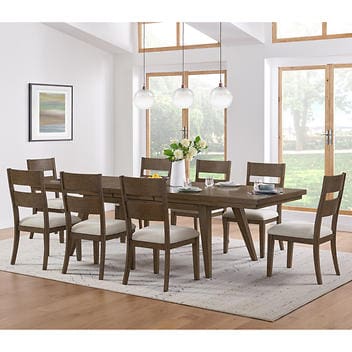 Foremost Rivermont 9-piece Dining Table Set