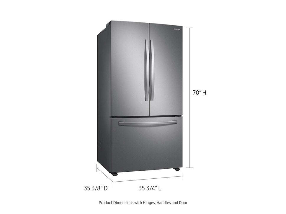 Samsung 28 cu. ft. Large Capacity 3-Door French Door Refrigerator in Stainless Steel