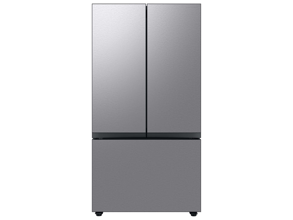 Samsung Bespoke 3-Door French Door Refrigerator (30 cu. ft.) with AutoFill Water Pitcher in Stainless Steel