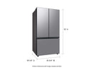 Switch Samsung Bespoke 3-Door French Door Refrigerator (30 cu. ft.) with AutoFill Water Pitcher in Stainless Steel 3 image