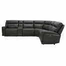 Switch Gilman Creek Furniture
 Lauretta 6-piece Leather Power Reclining Sectional with Power Headrests 3 image