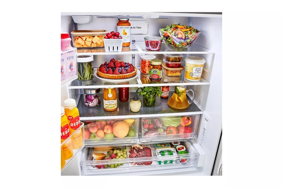 LG 27 cu. ft. Smart Counter-Depth MAX™ French Door Refrigerator (Has dents)