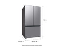 Switch Samsung Bespoke 3-Door French Door Refrigerator (30 cu. ft.) with Beverage Center™ in Stainless Steel 3 image