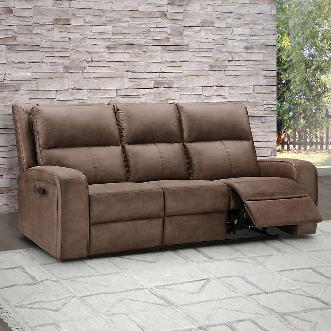 Abbyson Living
 Bryce Fabric Manual Reclining Sofa