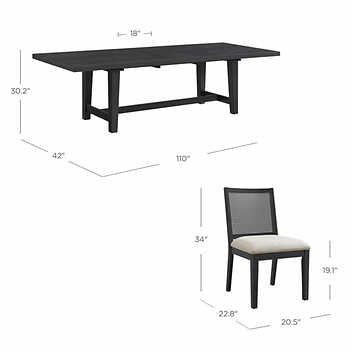 Bayside Furnishings
 Harrison 9-piece Dining Set